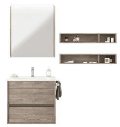 Arredamento bagno: mobile Duetto 07 in Offerta Outlet Mobili Bagno Sospeso