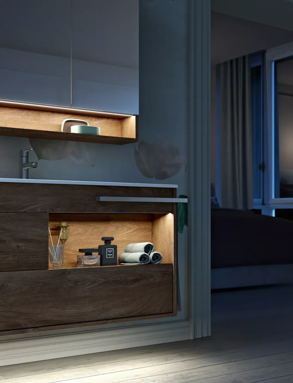 Arredamento bagno: mobile Lume 09 in offerta^Mastella Clearance