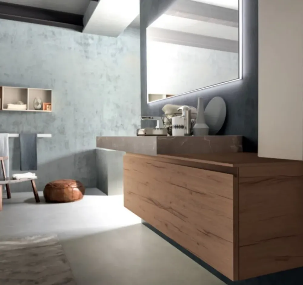 Outlet Arredamento bagno: mobile Composizione 109 bagno a prezzi outlet Mobili Bagno Sospeso