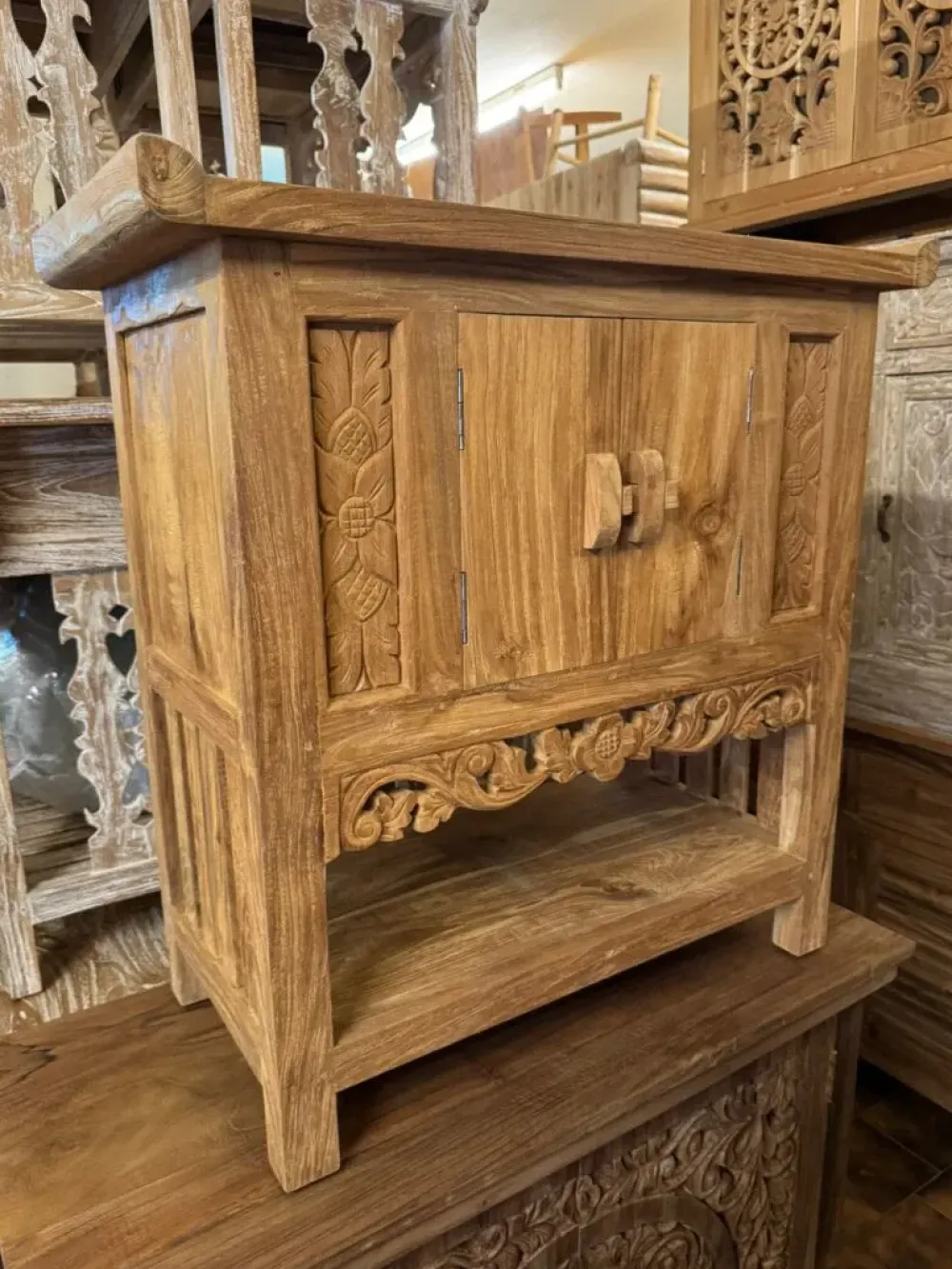 Hot Arredamento bagno: mobile Mobile consolle bagno teak in offerta Mobili Bagno A Terra