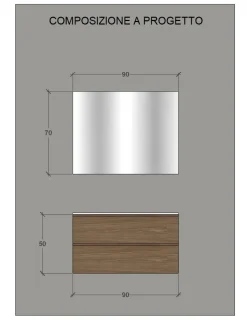 Best Arredamento bagno: mobile M1 system in Offerta Outlet Mobili Bagno Sospeso