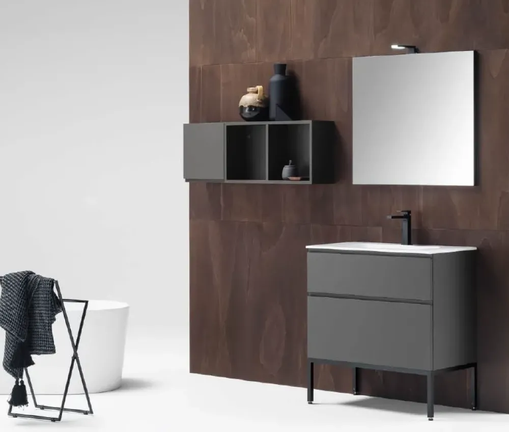 Clearance Arredamento bagno: mobile Up014 a prezzo scontato Mobili Bagno A Terra
