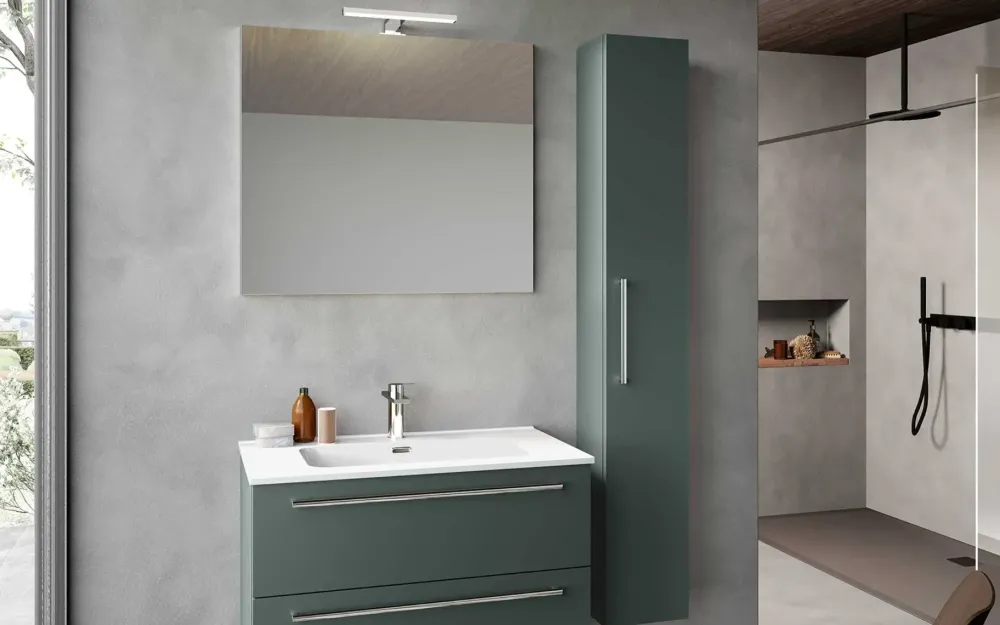 Arredamento bagno: mobile Block system slim c41 con forte sconto^Baxar Best