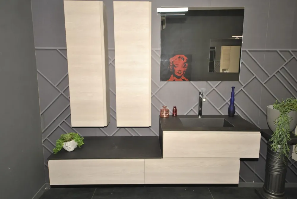 Compab Arredamento bagno: mobile B-go in Offerta Outlet- Mobili Bagno Sospeso