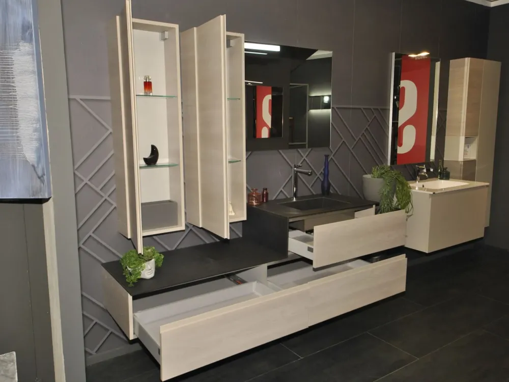 Compab Arredamento bagno: mobile B-go in Offerta Outlet- Mobili Bagno Sospeso