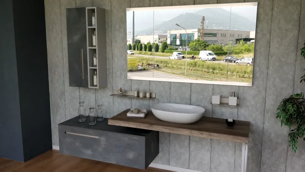 Arredamento bagno: mobile Monolith con forte sconto^Idealbagni Hot