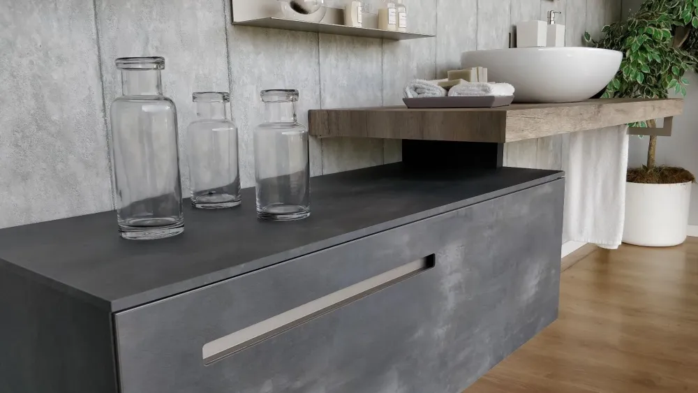 Arredamento bagno: mobile Monolith con forte sconto^Idealbagni Hot