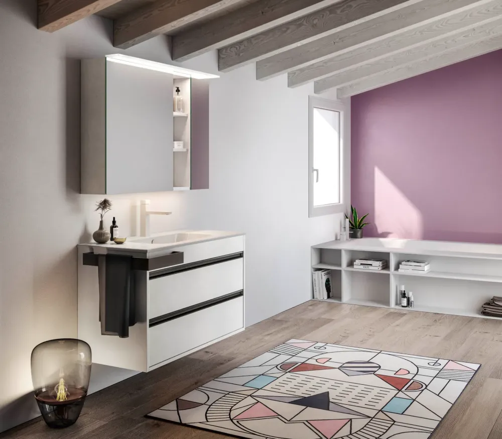 Outlet Arredamento bagno: mobile Smart.46-05 a prezzo scontato Mobili Bagno Sospeso