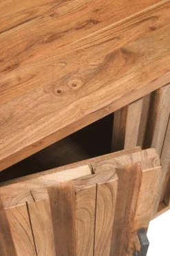 Outlet Etnico Arredamento bagno: mobile Credenza lines 2 ante in Offerta Outlet- Mobili Bagno A Terra