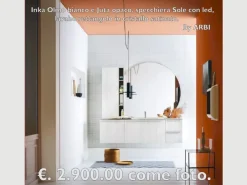 Arredamento bagno: mobile Inka  con forte sconto^Arbi Outlet