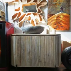 Arredamento bagno: mobile Mobile  bagno oval in vero legno  a prezzo scontato^Nuovi Mondi Collection Hot