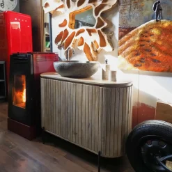 Arredamento bagno: mobile Mobile  bagno oval in vero legno  a prezzo scontato^Nuovi Mondi Collection Hot