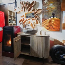 Arredamento bagno: mobile Mobile  bagno oval in vero legno  a prezzo scontato^Nuovi Mondi Collection Hot