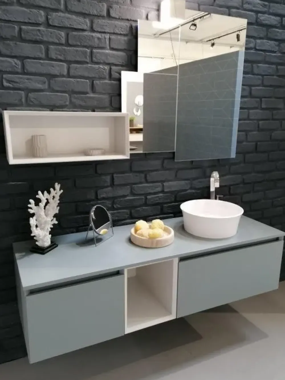 Arredamento bagno: mobile Quarantacinque 11609 a prezzo scontato^Birex Sale