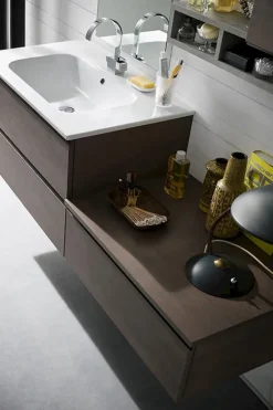 Compab Arredamento bagno moderno: mobile bagno sospeso in offerta- Mobili Bagno Sospeso