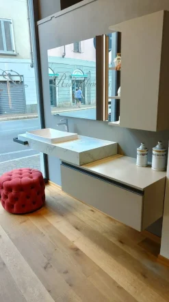 Cerasa ARREDO BAGNO : mobile SCONTATO in OFFERTA OUTLET - 50%- Mobili Bagno Sospeso