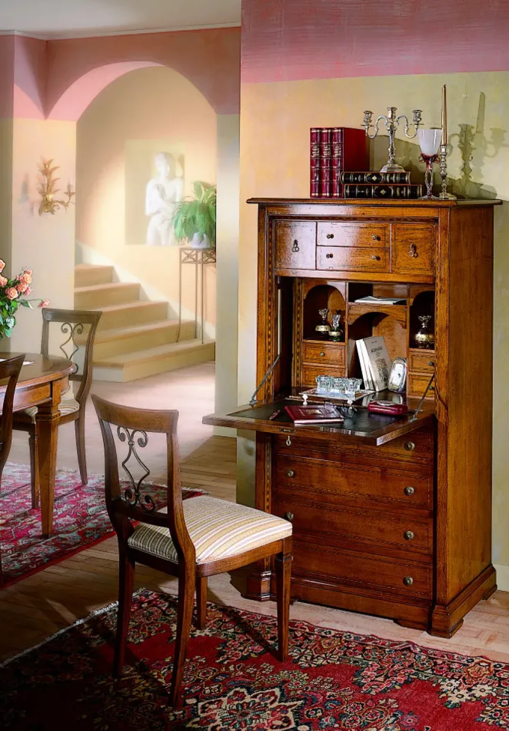 Bamar Srittoio con ribalta della collez.recamìer scontato del -30 %- Antiquariato