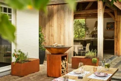 Barbecue Braciere da cottura ofyr classic storage corten 100 ad un prezzo mai così vantaggioso^Collezione esclusiva Outlet