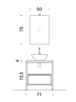 Bg029 : mobile da bagno A PREZZI OUTLET^Compab