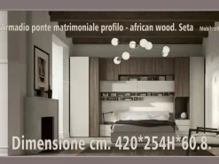 Clearance Camera completa Abitare Mobilstella in laminato a prezzo ribassato Camere Da Letto