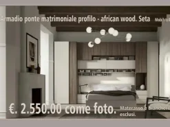 Clearance Camera completa Abitare Mobilstella in laminato a prezzo ribassato Camere Da Letto