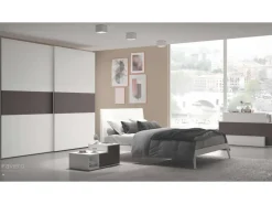 Favero Camera completa con Letto bline + gruppo social-connect + armadio helix- Camere Da Letto