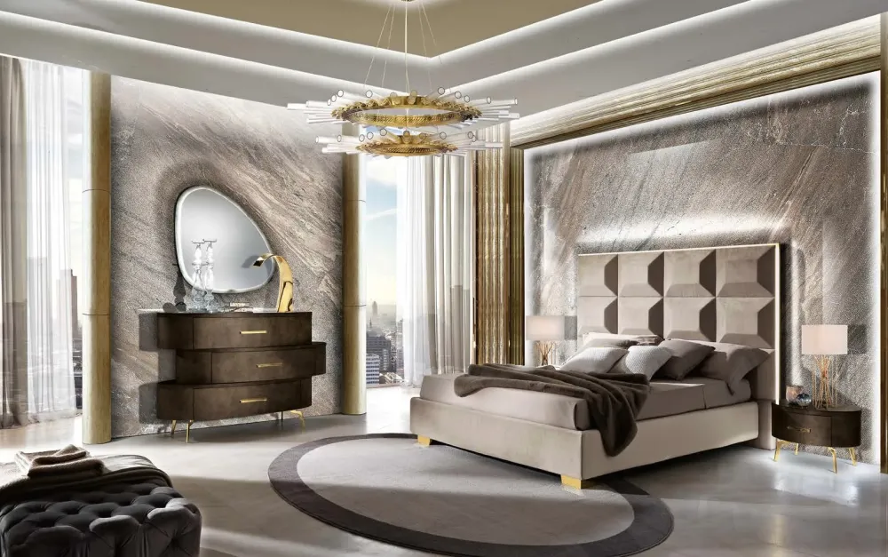 Mobilpiu Camera completa Incanto in legno a prezzo scontato- Camere Da Letto