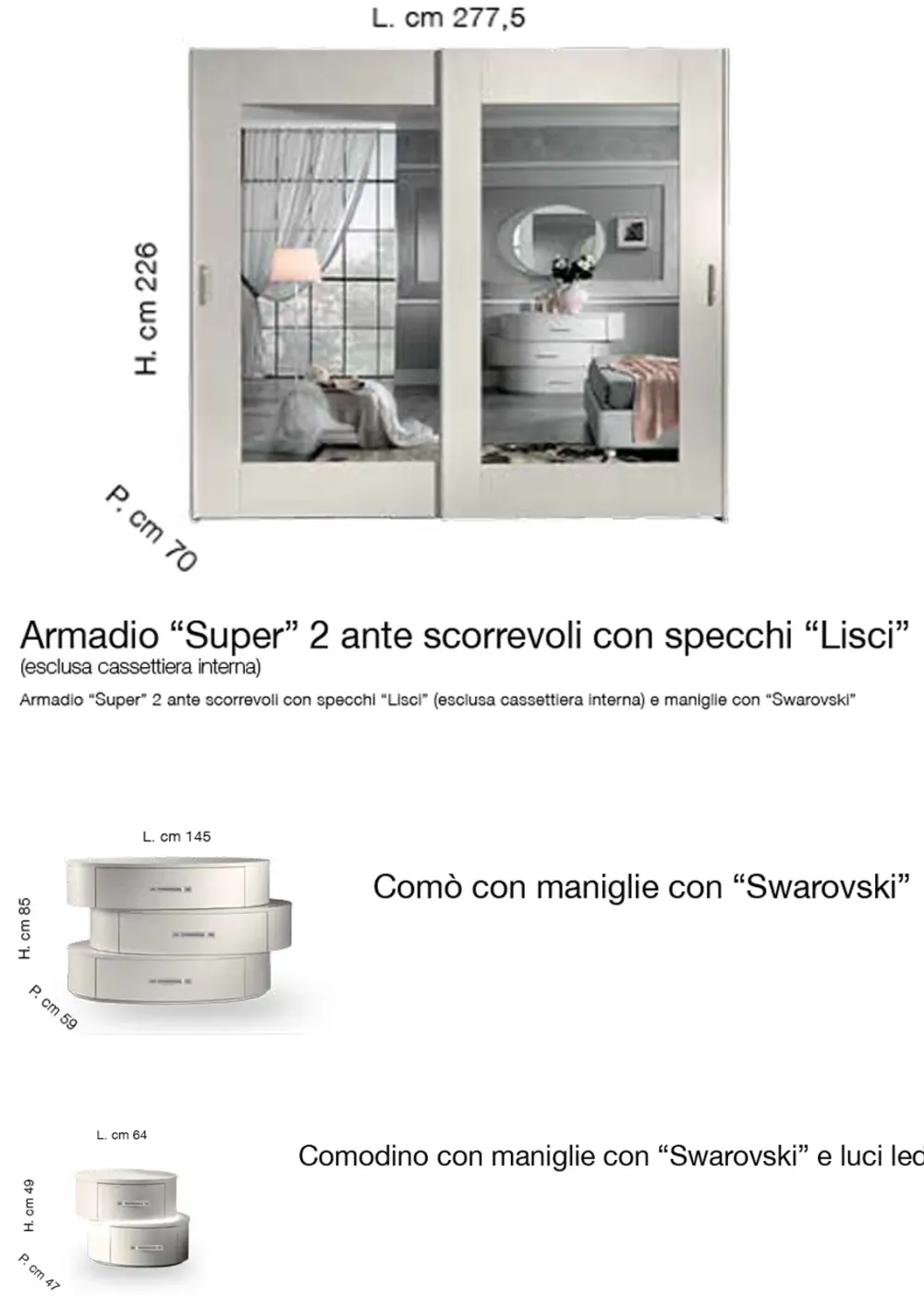 New Camera completa Movida a prezzo scontato in legno Camere Da Letto