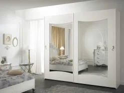 Mobilpiu Camera completa Camera viola a prezzo ribassato in legno- Camere Da Letto