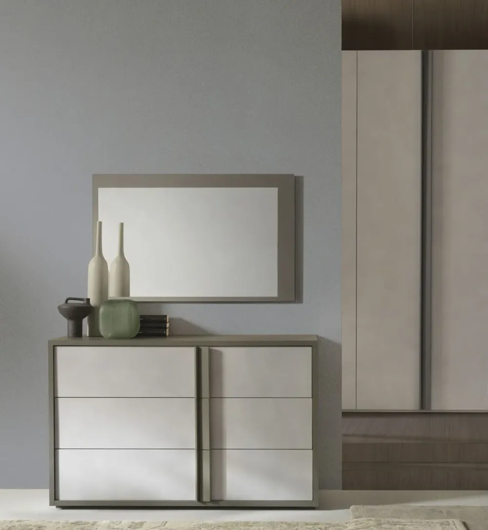 Camera da letto Abaco 125 in laminato a prezzo scontato^Gierre Mobili Clearance