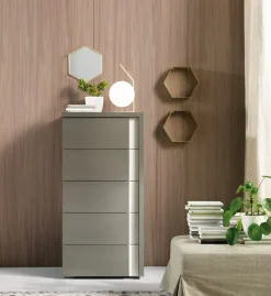 Camera da letto Abaco 129 in laminato in Offerta Outlet^Gierre Mobili New