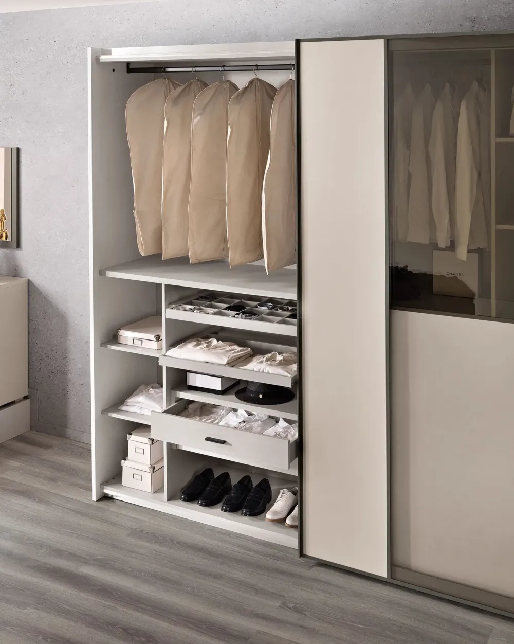 Camera da letto Abaco 145 in laminato a prezzo scontato^Gierre Mobili Hot