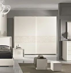 Euro Design Camera da letto Artemide frassino bianco in legno a prezzo ribassato- Camere Da Letto