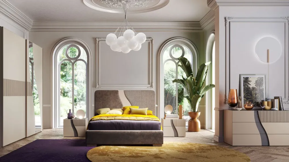 Camera da letto Modello corda01 a prezzo ribassato in laminato^Artigianale Clearance