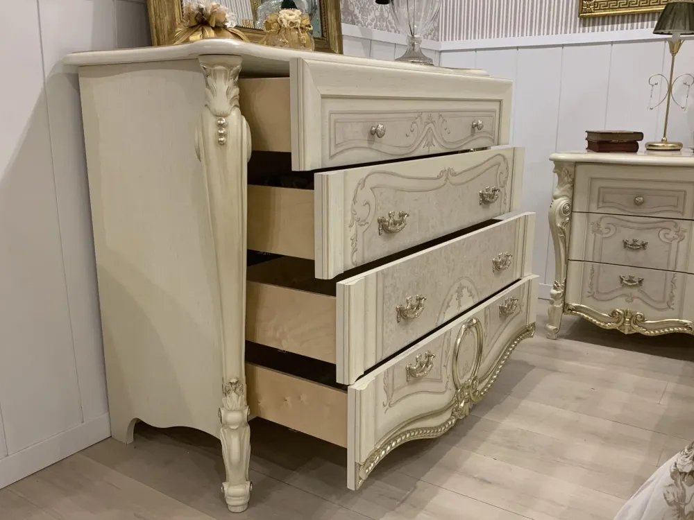 Collezione esclusiva Camera da letto Barocca in legno a prezzo scontato- Camere Da Letto