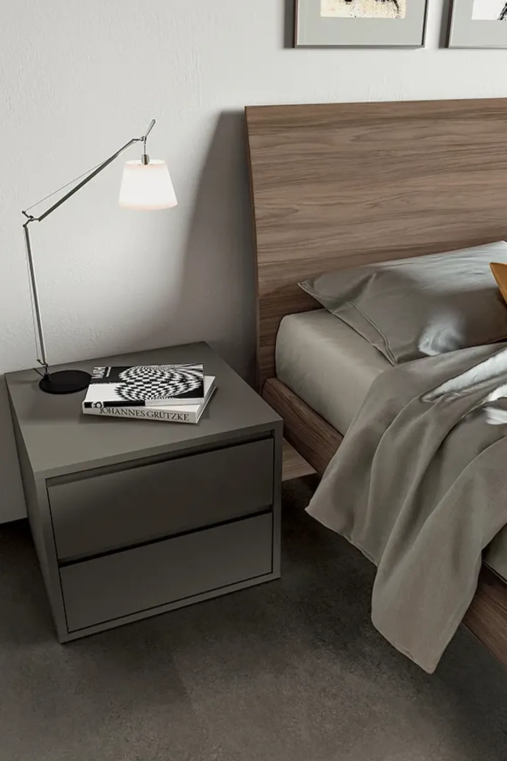 Outlet Camera da letto Berlino in laminato a prezzo ribassato Camere Da Letto