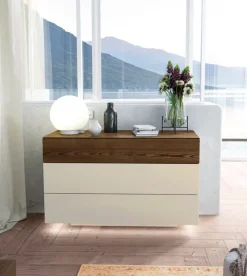 Mobilificio Bellutti Camera da letto Camera da letto nova fly in legno a prezzo scontato- Camere Da Letto