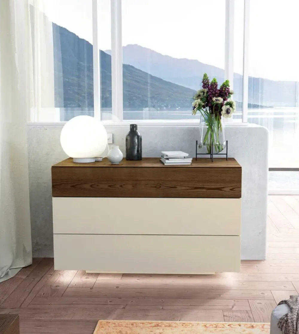 Mobilificio Bellutti Camera da letto Camera da letto nova fly in legno a prezzo scontato- Camere Da Letto