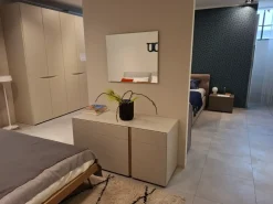 Camera da letto Camera da letto matrimoniale horizonta in laccato opaco a prezzo ribassato^Sangiacomo New