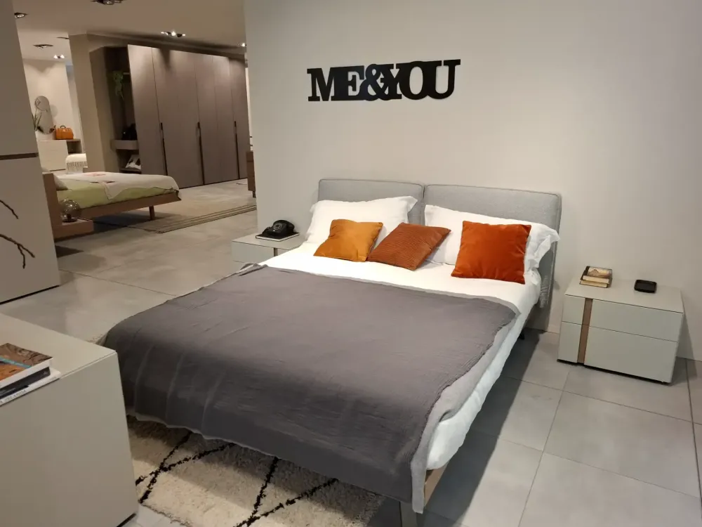 Camera da letto Camera da letto matrimoniale horizonta in laccato opaco a prezzo ribassato^Sangiacomo New