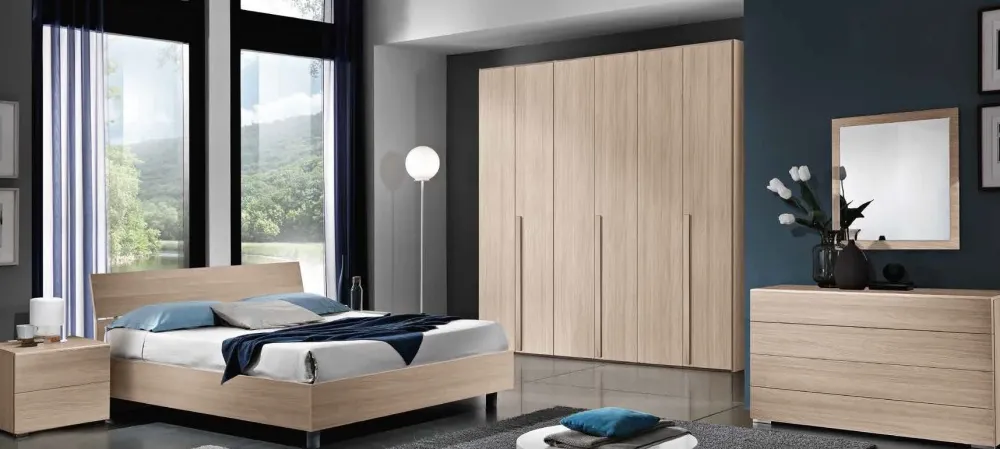 Camera da letto Camera fine produzione completa in laminato a prezzo Outlet^Md work Outlet
