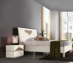 Collezione esclusiva Camera da letto Camera matrimoniale modello vittoria in laminato in Offerta Outlet- Camere Da Letto