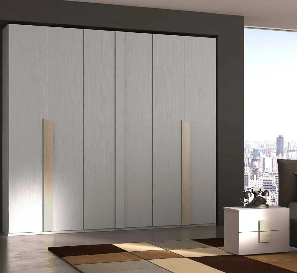 Camera da letto Camera matrimoniale composizione 61b in laminato a prezzo scontato^Collezione esclusiva Discount