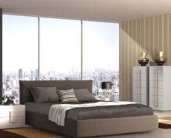 Camera da letto Camera matrimoniale composizione 61b in laminato a prezzo scontato^Collezione esclusiva Discount