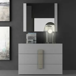 Camera da letto Camera matrimoniale lar. bianco/tortora a prezzo scontato^Collezione esclusiva