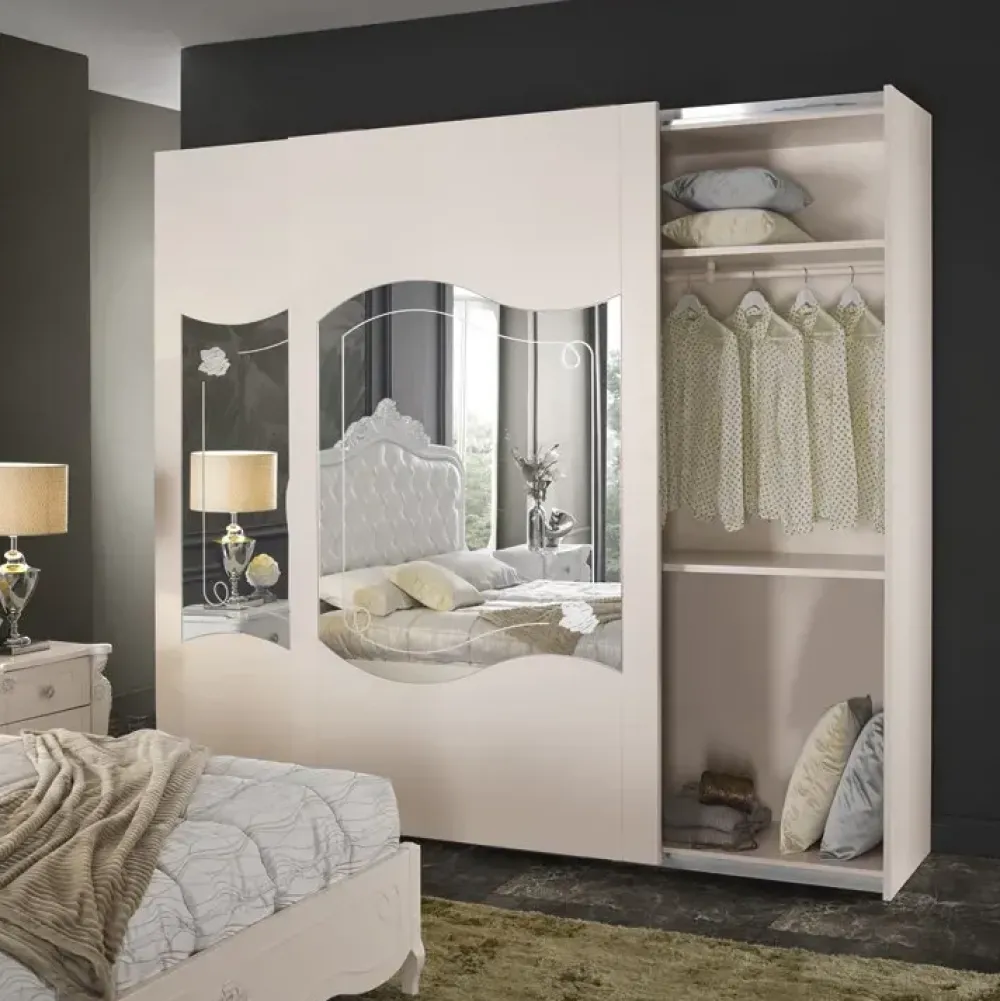 Sale Camera da letto Camera matrimoniale modello stella in legno a prezzo scontato Camere Da Letto