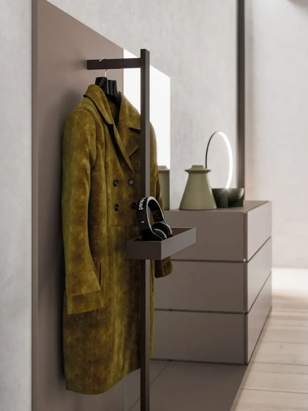 Orme Camera da letto Camera matrimoniale night 20 in laminato in Offerta Outlet- Camere Da Letto