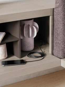 Orme Camera da letto Camera matrimoniale night 20 in laminato in Offerta Outlet- Camere Da Letto