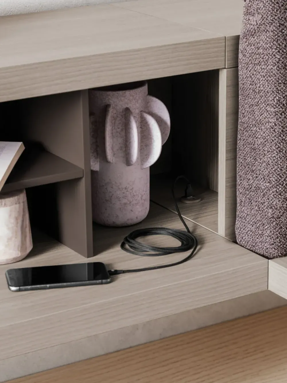 Orme Camera da letto Camera matrimoniale night 20 in laminato in Offerta Outlet- Camere Da Letto