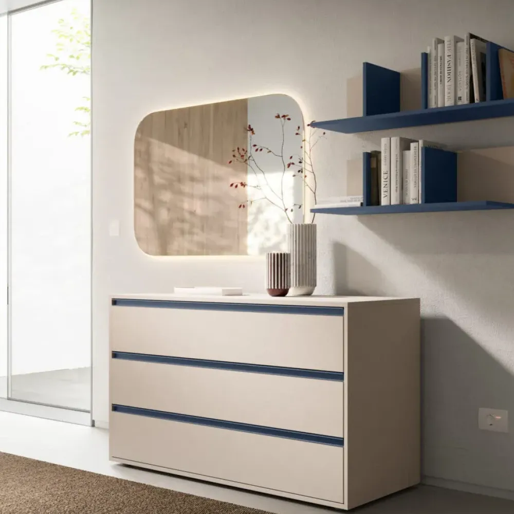 Clearance Camera da letto Camera night 04 in laminato in Offerta Outlet Camere Da Letto